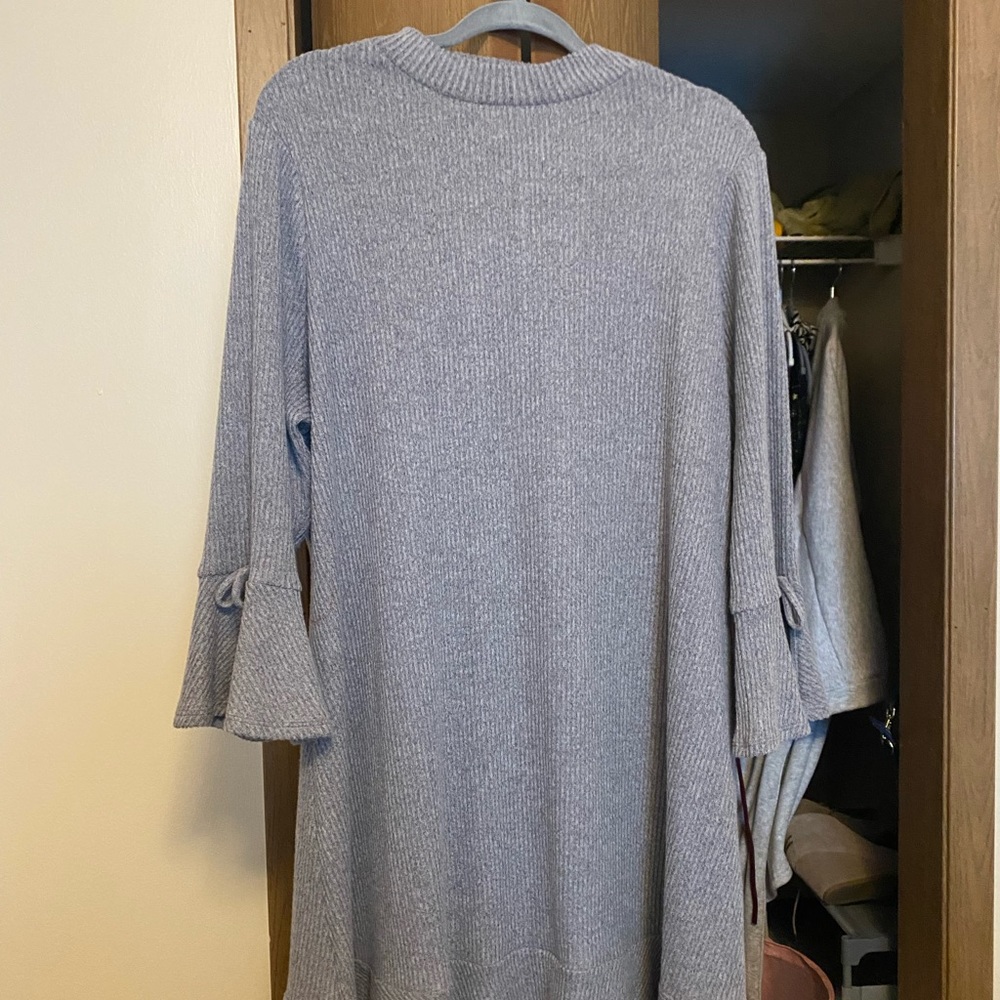 Gray Sweater Dress, Lauren Conrad, size 1X